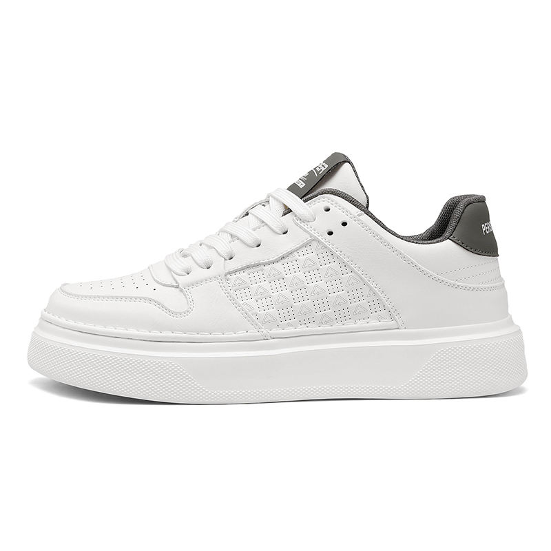 2025 Custom Men's Casual Shoes Breathable All-Match Thick Soles New Fashion Trend for Winter Sports Spring and Autumn