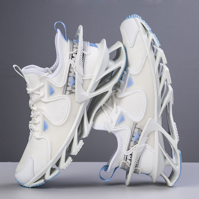 New design men's sports shoes: Blade running shoes, mesh upper, fashionable walking style shoes, men's casual sports shoes