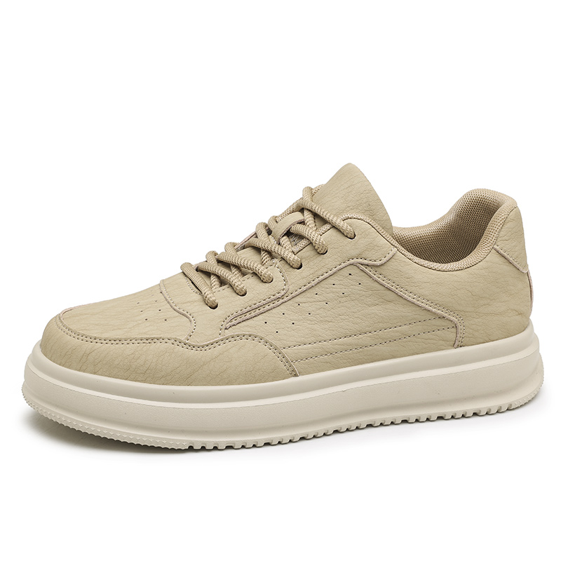 Hot Selling High Quality Men's Retro Lace-Up Sports Walking Shoes Lightweight Durable Leather Breathable Autumn Spring Closed