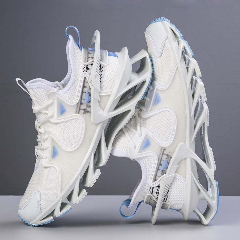 New design men's sports shoes: Blade running shoes, mesh upper, fashionable walking style shoes, men's casual sports shoes